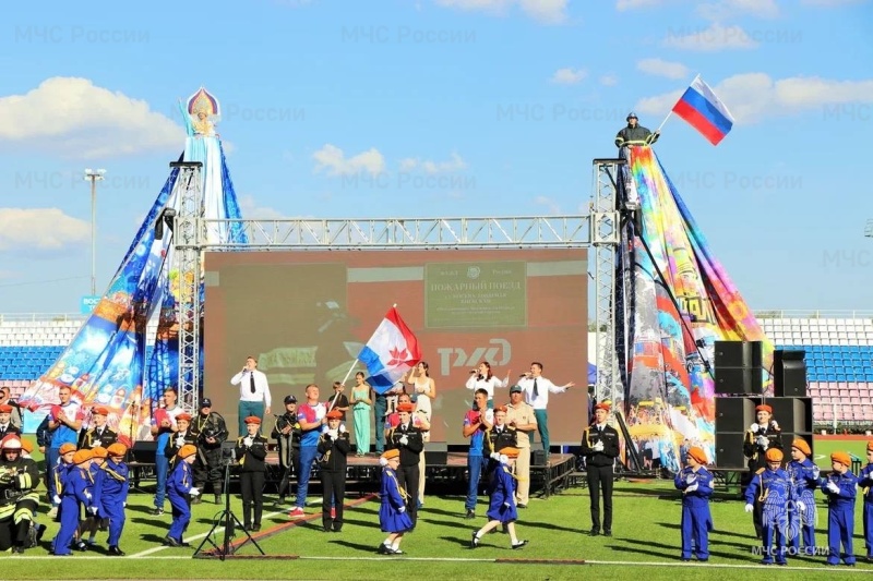 В Республике Мордовия состоялось открытие XII Чемпионата Мира среди юношей и юниоров и VIII Чемпионата Мира среди девушек и юниорок по пожарно-спасательному спорту