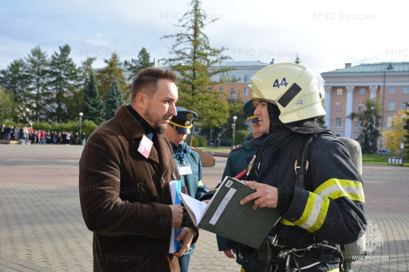 В Архангельском театре драмы имени М.В. Ломоносова прошло масштабное пожарно-тактическое учение