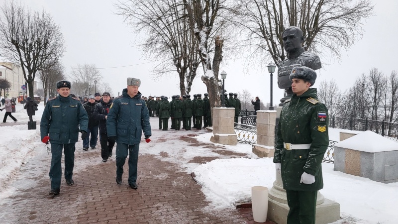 В честь Дня Героев Отечества МЧС России проводит торжественные мероприятия